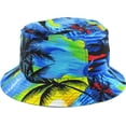 thumbnail image 5 of Tropical Scenery Hawaiian Bucket Hat Fashion Print Summer Cap, 5 of 6