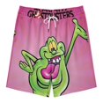 thumbnail image 3 of Ghostbusters Slimer Cartoon Short Sweatpants Summer Daily Cozy Lounge Shorts 3D Printed Beach Shorts Sweatpants With Drawstring And Pockets, 3 of 7