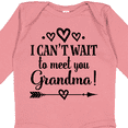 thumbnail image 4 of Inktastic I Can't Wait to Meet You Grandma Baby Announcement Boys or Girls Long Sleeve Baby Bodysuit, 4 of 5