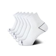 thumbnail image 1 of Calcetines deportivos Reebok para hombre con amortiguación, corte cuarto, 6 pares, blancos, 1 of 7