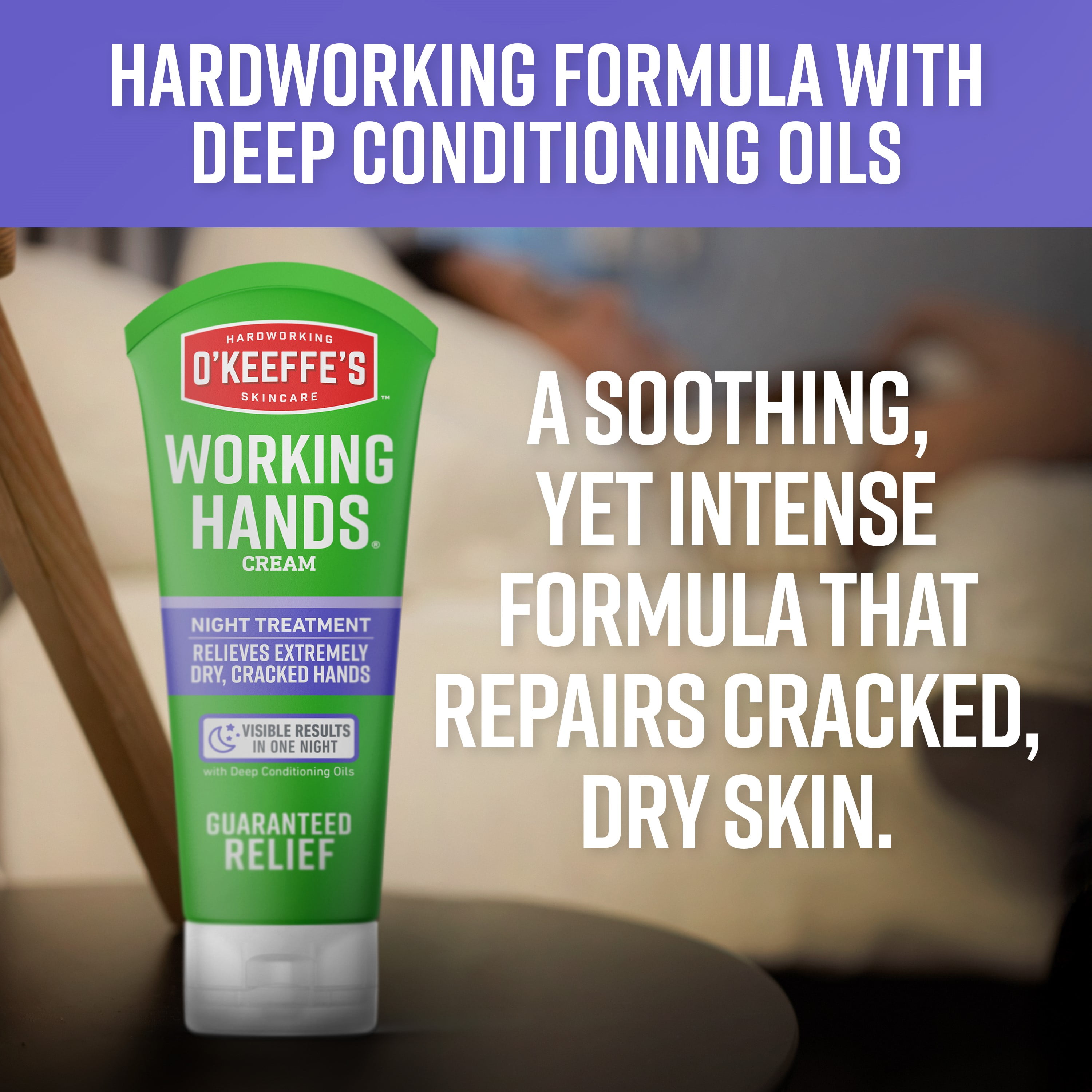 (10 pack) O'Keeffe's Working Hands Night Treatment Hand Cream, 3 Ounce Tube