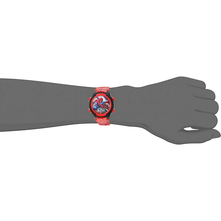 Marvel Unisexe Enfants Digital Quartz Montre avec Bracelet en Plastique  SPD3515A : : Mode