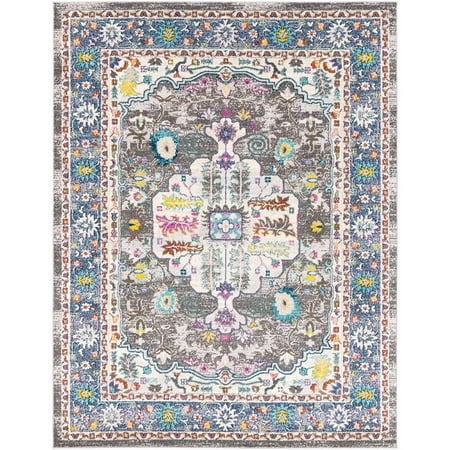 

Morocco MRC-2301 7 10 x 10 3 Rug Navy/Blue/Teal/Charcoal/Gray/Saffron/Yellow