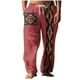 thumbnail image 2 of Pantalones largos para hombre, cintura elástica, transpirables, cómodos, suaves, informales, de playa, de poliéster., 2 of 5