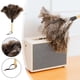thumbnail image 4 of Plumero largo extensible | Herramienta de limpieza multiusos reutilizable para ventiladores de techo, lámparas, persianas y muebles | Plumas naturales flexibles | Elimina manchas de polvo, aceite y, 4 of 9