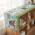 thumbnail image 6 of Table Runners 70 Inches Long Dress Scarves, Easter Farmhouse Coffee/Dining/Kitchen Table Decor, Holiday Table Runner, Spring Easter Eggs Bunny Farmhouse Wooden Grain 13x70 Inch, 6 of 9