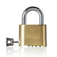 thumbnail image 1 of Candado de combinación Master Lock Candado de latón macizo Candado antirrobo Seguridad, 1 of 8