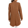 thumbnail image 4 of Niaviben Women's Long Trench Coat Double Breasted Trench Coat Women Long Blazers for Women Winter Jackets for Women Womens Jackets Casual Jacket for Women Jacket Khaki XL, 4 of 6