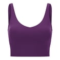 thumbnail image 6 of Lixiuxyad Adjustable Strap Tank Tops Women's Strap Tank Top Sexy Trim Backless Vest Summer Going Out Tops(Purple M), 6 of 6
