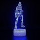 thumbnail image 1 of 3d Lamps With Remote Control, Led Lamp 16 Color Light Dimmable Touch Switch Usb / Battery Insert, Bi, 1 of 4
