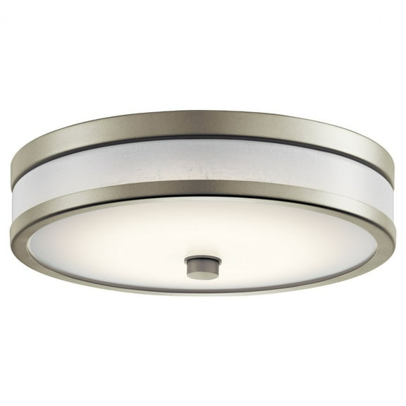 19W 1 Led Flush Mount 12 inches Wide-Brushed Nickel Finish Bailey Street Home 147-Bel-2748702