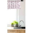 thumbnail image 3 of Ambesonne Flower Window Valance, Romantic Florals Petals, 42" x 18", Pale Pink White, 3 of 3