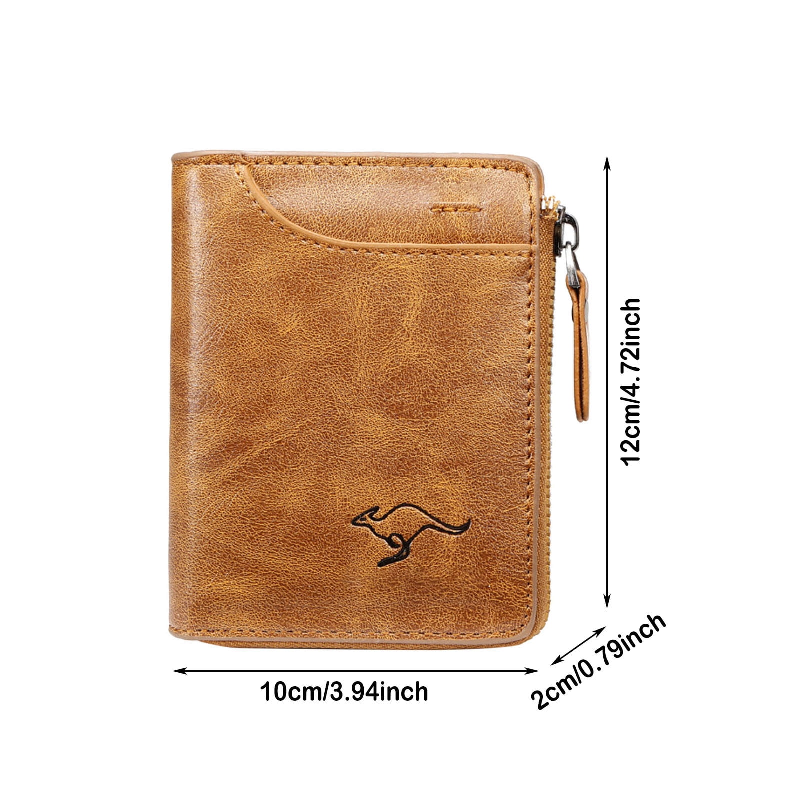 Mens Slim Wallet Vintage Leather Card Holder RFID Blocking Bifold Classic Wallet | UK