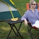 thumbnail image 3 of Mesa de camping plegable SUNNYFEEL: mesa de picnic portátil de aluminio liviana, 18.5 x 18.5 x 24.5 pulgadas para cocinar, playa, senderismo, viajes, pesca, barbacoa, mesas de campamento plegables peq, 3 of 5