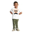thumbnail image 3 of Grandma's Little Man Funny Grandson Youth T Shirt Tee Boys Infant Toddler Brisco Brands 3T, 3 of 5
