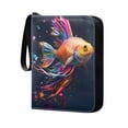 thumbnail image 4 of ALAZA Colorful Fish Trading Card Binder 4 Pocket Cards Collection Album 400 Folder Holder, 4 of 6