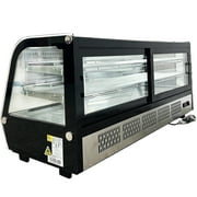 60 in. NSF Refrigerated Bakery Display Case 9.4 Cu.Ft. Countertop Display Curved Glass Display Refrigerator