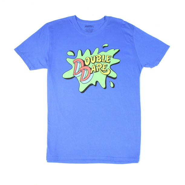 Nickelodeon T-Shirts - Mens T-Shirt Green Large Double Dare Graphic Tee ...