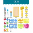 thumbnail image 4 of Water Doodle Mat 100 * 80 cm Gran Water Drawing Mat, Drawing Painting Mat con Water Doodle Pens Feliz Sencillez, 4 of 4