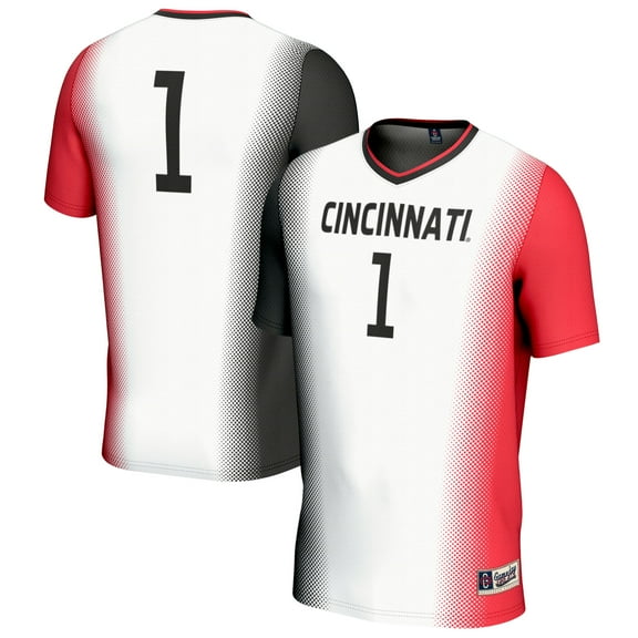 Unisex GameDay Greats #1 White Cincinnati Bearcats Lightweight Women's Soccer Fashion Jersey