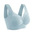 thumbnail image 2 of Keyboarant Everyday Bras For Women No Back Fat Wire Free And Posture Correcting Posture Correcting Bra light blue 6XL, 2 of 6