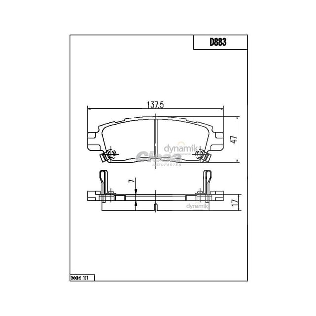 Balata Dynamik Para Saab 9-7X 2005 - 2009