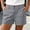 Gray, variant on RKSTN Womens Shorts with Pockets Plus Size High Waisted Summer Shorts for Women Button Trendy Loose Fit Wide Leg Travel Beach Shorts (Red ,XL)