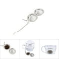 thumbnail image 1 of Cute Stainless Steel Tea Infuser, Loose Tea Leaf Strainer Spice Filter Mesh Bucket for  for Kitchen, Office, Tea House, 1 of 8