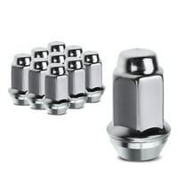 A-Premium 10PCS 1/2-20 Inch Wheel Lug Nuts Compatible with Ford Explorer Ranger Taurus Mazda B2500 Mercury Mountaineer Plymouth Dodge Chrysler Front or Rear 6L2Z1012BA E3TZ1012C