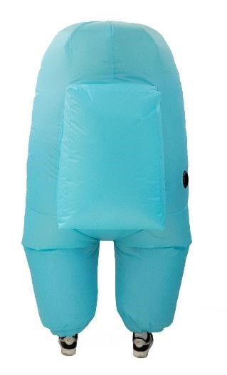 Among Us Impostor Inflatable Halloween Costume for Children, One Size Fits Most, by Maxx Marketing