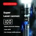 Juyafio Powerful Flashlight 150000 Lumens,USB Rechargeable Waterproof,Super Bright XHP70.2 Handheld Flashlight,Zoomable Torch for Hiking Hunting Camping