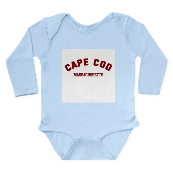 CafePress - Cape Cod Long Sleeve Infant Bodysuit - Long Sleeve Cotton Baby Bodysuit