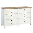 thumbnail image 4 of Sauder Cottage Road Engineered Wood 6 Drawer Dresser in Soft White Finish, 4 of 14