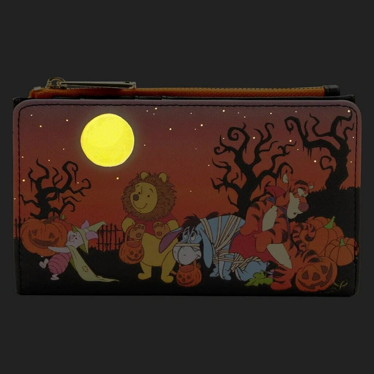 Disney Minnie Mouse Glow in the Dark Pumpkin Flap Wallet