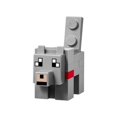 thumbnail image 1 of LEGO Minecraft Minifigure - Dennis the Wolf Minifig Grey Animal, 1 of 4