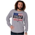 thumbnail image 5 of US Air Force Honor Value USA Flag Long Sleeve TShirt Men Women Brisco Brands S, 5 of 6