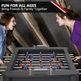 thumbnail image 2 of SUGIFT 58 Inch Full Size Foosball Table, Competition Arcade Soccer Game Table with Leg Levelers, 2 of 7