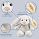 thumbnail image 4 of Peluche Conejo Hoppie Steiff Gris Claro 18 cm, 4 of 6