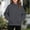 Gray, variant on Kids Stand Collar Zip-Up Jacket Fleece Lined Pullover with Thumb Hole Cuff Yellow 14-15Years