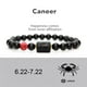 thumbnail image 1 of Pulsera elástica con cuentas negras, cuerda elástica, pulsera de buena suerte, joyería para hombres y mujeres, cáncer, 1 of 1