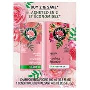 Herbal Essences Shampoo and Conditioner Set, All Hair Types, Rose Hips, 13.5 fl oz 2 Count
