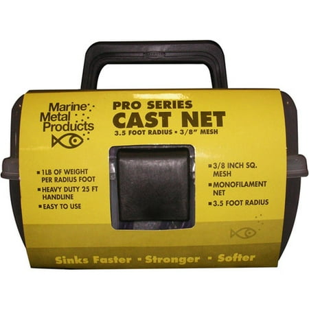 Marine Metal Monofilament Cast Net with 3/8