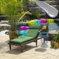 thumbnail image 3 of ARDEN Outdoor Chaise Lounge Cushion, 22 x 77, Patio Cushion, Rain-Proof, Fade Resistant, Bright Moss Green Leala, 3 of 12