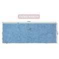 thumbnail image 3 of Home Weavers Bell Flower Collection Bathroom Rug 100% Cotton Tufted Bath Rugs, Soft Absorbent Bath Rugs, Non-Slip Bath Mats, Machine Washable, Bath Mats for Bathroom Floor, 21"x54" Runner, Sky Blue, 3 of 8