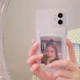 thumbnail image 4 of Transparent Card Slot Bag Holder Case For iPhone 15 14 13 12 11 Pro Max Mini X XS XR 7 8 Plus Clear Silicone Soft Wallet Cover, 4 of 4