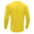 thumbnail image 5 of fatyb Men's Tops Long Sleeve Button Causal Shirts Solid Color Pullover Mens Lightweight Comfy T-Shirts, 5 of 6