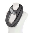 thumbnail image 3 of Winter Soft Faux Fur Plain Solid Color Double Layer Infinity Loop Circle Scarf, 3 of 4