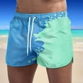 thumbnail image 4 of Cathalem Shorts de Course pour Hommes Ajustés pour Jogging, Musculation, Course, Entraînement, Vert Menthe TTTTG, 4 of 4