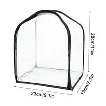 Hovmgk Transparent Storage Bag, Clear Organizer Pouch, Durable, Reinforced-Handle, Odorless – Perfect for Closets, Travel, Great for Organizers, Renters, Clear