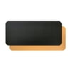 HSS Black/Wood Color Reversible Solid Work Surface, Fits on 16"x 36" Wire Shelf, 2-Pack